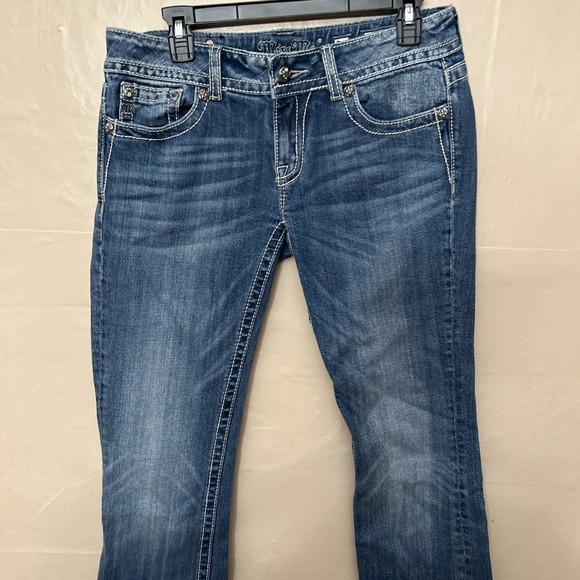 Miss Me Blue Boot Cut Jeans - Picture 4 of 5